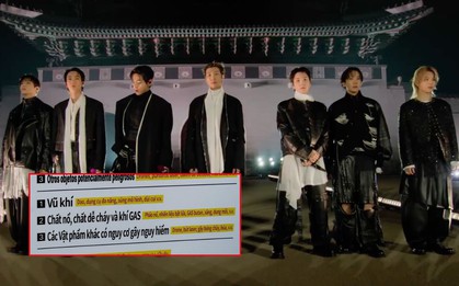 Khách Việt nức lòng vì dòng chữ tiếng mẹ đẻ chễm chệ trước sân khấu concert BTS tại Seoul