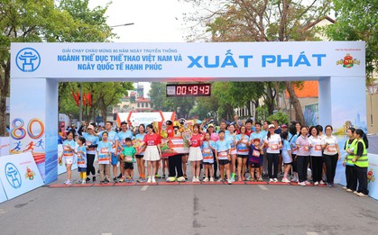 Dấu ấn Phở Đệ Nhất tại giải chạy 80 năm ngành Thể dục Thể thao