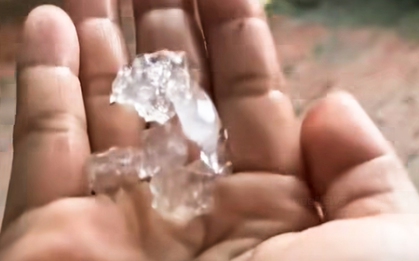 Mưa đá, giông lốc xuất hiện ở Sơn La, Phú Thọ