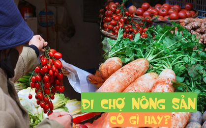 Đi chợ nông sản đâu chỉ mua rau, ấy là cuộc "đổi chác" lấy sinh khí mộc mạc, đủ sức chữa lành vạn bộn bề