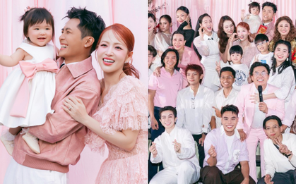 Tóc Tiên, Lê Dương Bảo Lâm và "nửa showbiz" đổ bộ tiệc thôi nôi của ái nữ nhà Puka - Gin Tuấn Kiệt