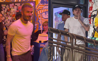 Brooklyn Beckham "ngó lơ" cha ruột David Beckham, đi ăn tối cùng bạn bè giữa tin đồn rạn nứt