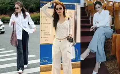 Style diện quần ống rộng của Kỳ Duyên càng ngày càng xuất sắc