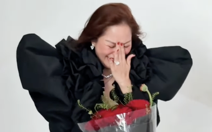 Khánh Thi không thể kiềm chế, bật khóc vì hành động của Phan Hiển