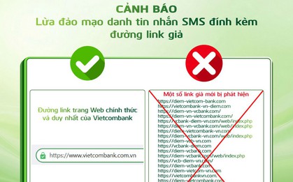 Vietcombank phát cảnh báo tới toàn bộ khách hàng