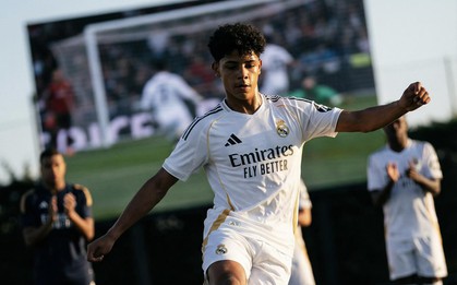 Cristiano Ronaldo Jr. gây sốt khi thử việc tại Real Madrid