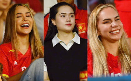 Dàn WAGs đọ sắc khán đài: Quỳnh Anh chuẩn tiểu thư, vợ Hoàng Hên, Xuân Son visual sáng bừng chiếm trọn "spotlight"