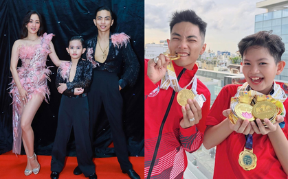 Khánh Thi vỡ oà hạnh phúc khi Phan Hiển và con trai được Liên đoàn khiêu vũ thế giới vinh danh