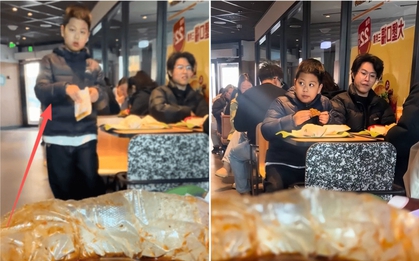 Mẹ mang đồ ăn ngoài vào McDonald's, con trai thà ngồi với người lạ chứ không ăn cùng mẹ
