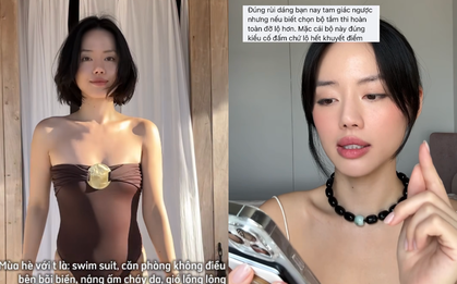 Cô Em Trendy "var căng" khi chê hõm hông lúc diện đồ tắm