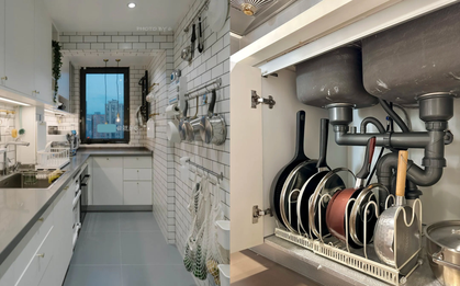 Đến nhà bạn học, tôi "đổ gục" khi nhìn vào căn bếp vỏn vẹn 2m²