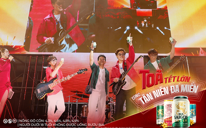 Hồ Quang Hiếu và Chillies mang đến không khi Tân niên hứng khởi tại tiệc Tân niên đa miền siêu khủng của Bia Saigon