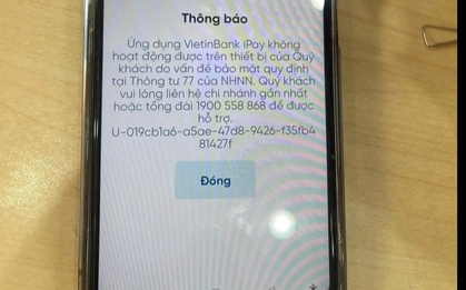 Nhiều người tá hóa vì bất ngờ bị khóa ứng dụng ngân hàng