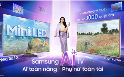 Mừng 8/3, Samsung AI TV cùng phụ nữ thăng hạng toàn diện cuộc sống
