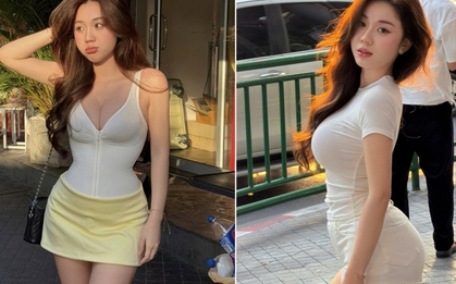 Danh tính gái xinh tạo dáng chụp ảnh "vẹo cột sống", cao 1m47 mà gợi cảm thôi rồi