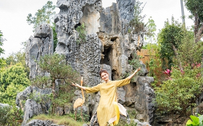 NSND trẻ nhất Việt Nam sở hữu biệt phủ nghỉ dưỡng rộng 8.000m2 ở Hà Nội, đi mỏi chân không hết