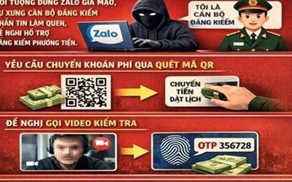 Công an cảnh báo thủ đoạn lừa đảo thông qua cuộc gọi video, chiếm đoạt mã OTP, thông tin sinh trắc, từ đó chiếm quyền kiểm soát tài khoản ngân hàng