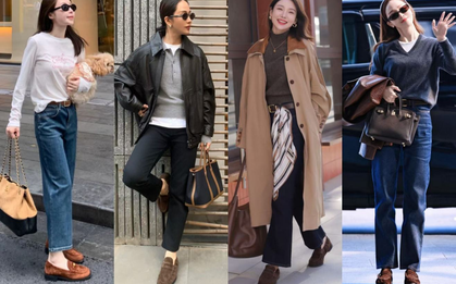 Giày trắng "thất sủng" rồi! Mùa xuân năm nay chị em cứ sắm "giày nâu" đảm bảo mặc gì cũng sang, hack dáng cực đỉnh