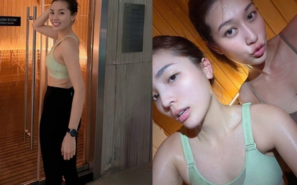 Kỳ Duyên rủ Thiên Ân làm đẹp, tiện "flex" luôn body nét căng