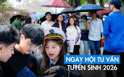 "Siêu Chủ nhật" tư vấn tuyển sinh 2026 tại Đại học Bách khoa Hà Nội: Hơn 320 gian trại, học sinh đội mưa đến tìm hiểu ngành học