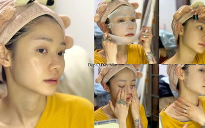 Cô nàng này có cách dưỡng da 18 bước, áp dụng 2 lần mỗi tuần giúp da thăng hạng vượt bậc