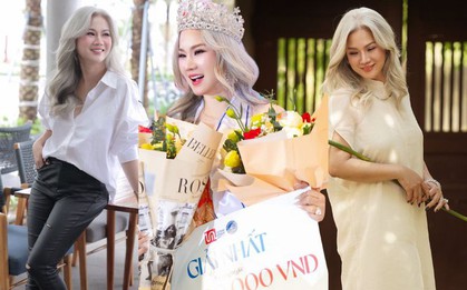 “Hoa hậu tóc bạc” của phụ nữ trung niên: Nhan sắc cao sang của người phụ nữ 52 tuổi gây chú ý với suối tóc bạc bồng bềnh