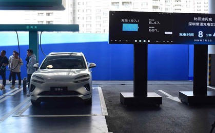 Xe điện lên ngôi: Hãng xe điện lớn nhất thế giới công bố “kỷ lục” sạc đầy chỉ trong 9 phút