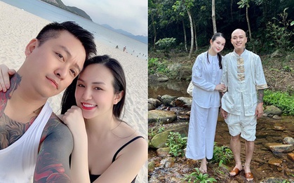 Bà xã 9X của Tuấn Hưng: "Giờ không chỉ là vợ chồng, còn là bạn đồng tu"
