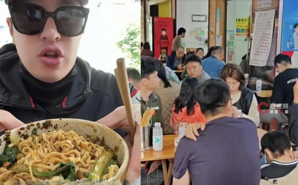 Ca sĩ "càn quét" 5 tô mì ở quán lề đường, quán ăn vô danh bất ngờ vỡ trận đến mức phải hoàn tiền