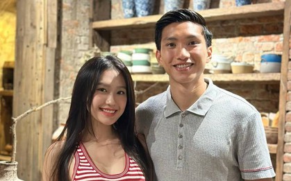 Bức ảnh Đoàn Văn Hậu gặp gỡ Doãn Hải My ngay trước thời điểm đặc biệt được chia sẻ trở lại