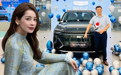 Chi Pu tặng bố chiếc Geely EX5 bản PHEV kèm lời nhắn xúc động
