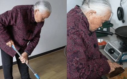 Cụ bà 104 tuổi trí tuệ vẫn minh mẫn, "răng chắc như kim cương", sống thọ nhờ đam mê nấu ăn