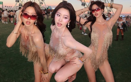 Hàng trăm nghìn lượt tim cho cô gái chụp hình trên bãi cỏ: Outfit lộng lẫy, makeup "không thể rời mắt" và còn gì nữa?