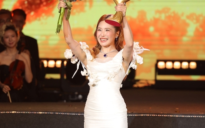 Nhiều tài khoản Ấn Độ, Châu Phi... thả tim vào bài đăng Hương Tràm nhận giải Cống hiến