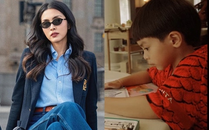 Nhóc tỳ Vbiz lần đầu lộ rõ mặt: Mẹ là ngôi sao hạng A, ông nội là tỷ phú