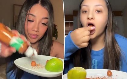 Xu hướng kỳ lạ nhất trên TikTok hiện tại: Ăn chậu hoa