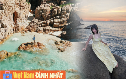 Dậy từ 5 giờ sáng, dè chừng kỹ rắn biển để được chiêm ngưỡng hồ bơi tự nhiên đẹp nhất Việt Nam!