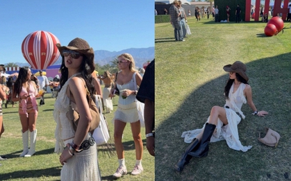 Ảnh gái xinh mặc đơn giản thả dáng trên bãi cỏ nhận hơn 50 ngàn tim, xem profile còn đỉnh hơn nữa