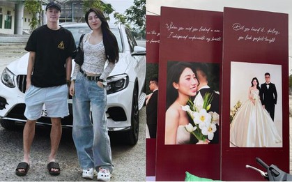 Nhà Văn Toàn dựng rạp cưới linh đình gây chú ý, cô dâu là "em gái hot nhất làng bóng đá"