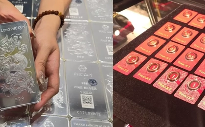 Giá vàng bạc bật tăng mạnh