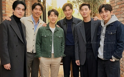 Náo loạn ảnh Song Joong Ki thấp tịt lọt thỏm giữa Lee Min Ho - Park Seo Joon và dàn tài tử đẹp trai quyền lực nhất Hàn Quốc