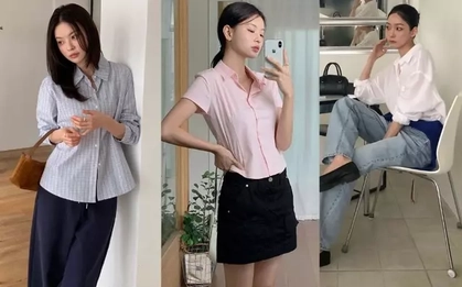 Mặc đẹp quá dễ nếu chị em có 4 mẫu áo sơ mi mùa hè