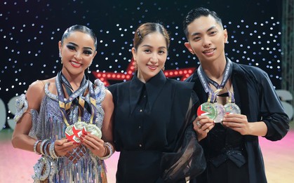 Đặng Thu Hương giành 3 HCV với Phan Hiển, "tag" thẳng tên Khánh Thi để nói hết tất cả