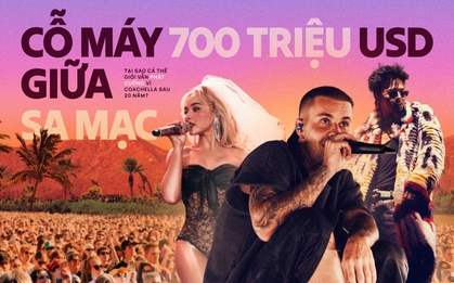 Cỗ máy 700 triệu USD giữa sa mạc: Tại sao cả thế giới vẫn "phát cuồng" vì Coachella sau 20 năm?