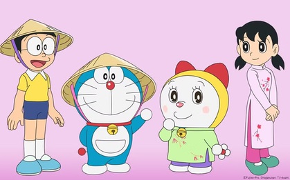 Doraemon ra mắt tập phim đặc biệt về Việt Nam, Shizuka diện áo dài cực xinh khiến fan đổ gục
