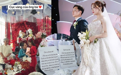 Đám cưới đặc biệt của cô dâu Hà Tĩnh: Ông bà trao vàng, sổ đỏ, giá trị nhất là 2 chiếc ghế trống và bức thư tay
