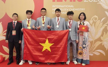4 học sinh Việt Nam giành huy chương tại "kỳ thi hóa học khó nhất hành tinh"