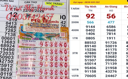 Chiều 24-4, nhiều người ở TPHCM và Vĩnh Long trúng xổ số miền Nam
