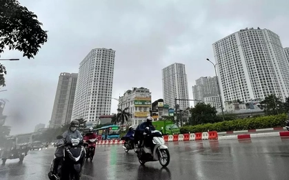 Miền Bắc có thể mưa trên 100mm kèm dông lốc mạnh