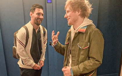 3 phút xấu hổ nhất đời Ed Sheeran: Tuôn đủ lời hoa mỹ trước Messi nhưng nhận ra GOAT không nói tiếng Anh